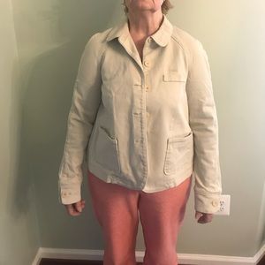 Lacoste jacket beige Sz 44, Sz M